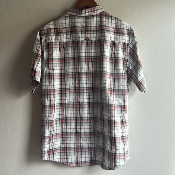 prAna men’s plaid button down short sleeve shirt - Picture 4 of 6
